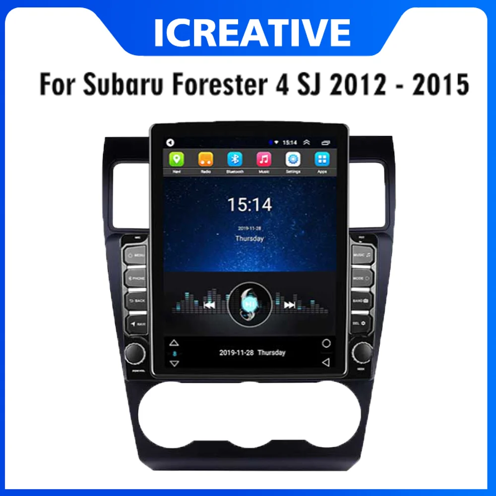 

For Subaru Forester 4 SJ 2012 - 2015 2 Din 9.7" Tesla Screen Car Multimedia Player 4G Carplay GPS Navigator Android Autoradio