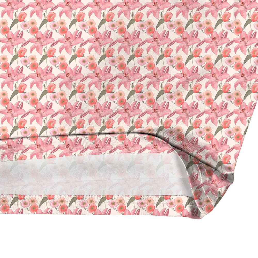 CLOOCL женская футболка розовая лилия 3D графический принт футболки украшают