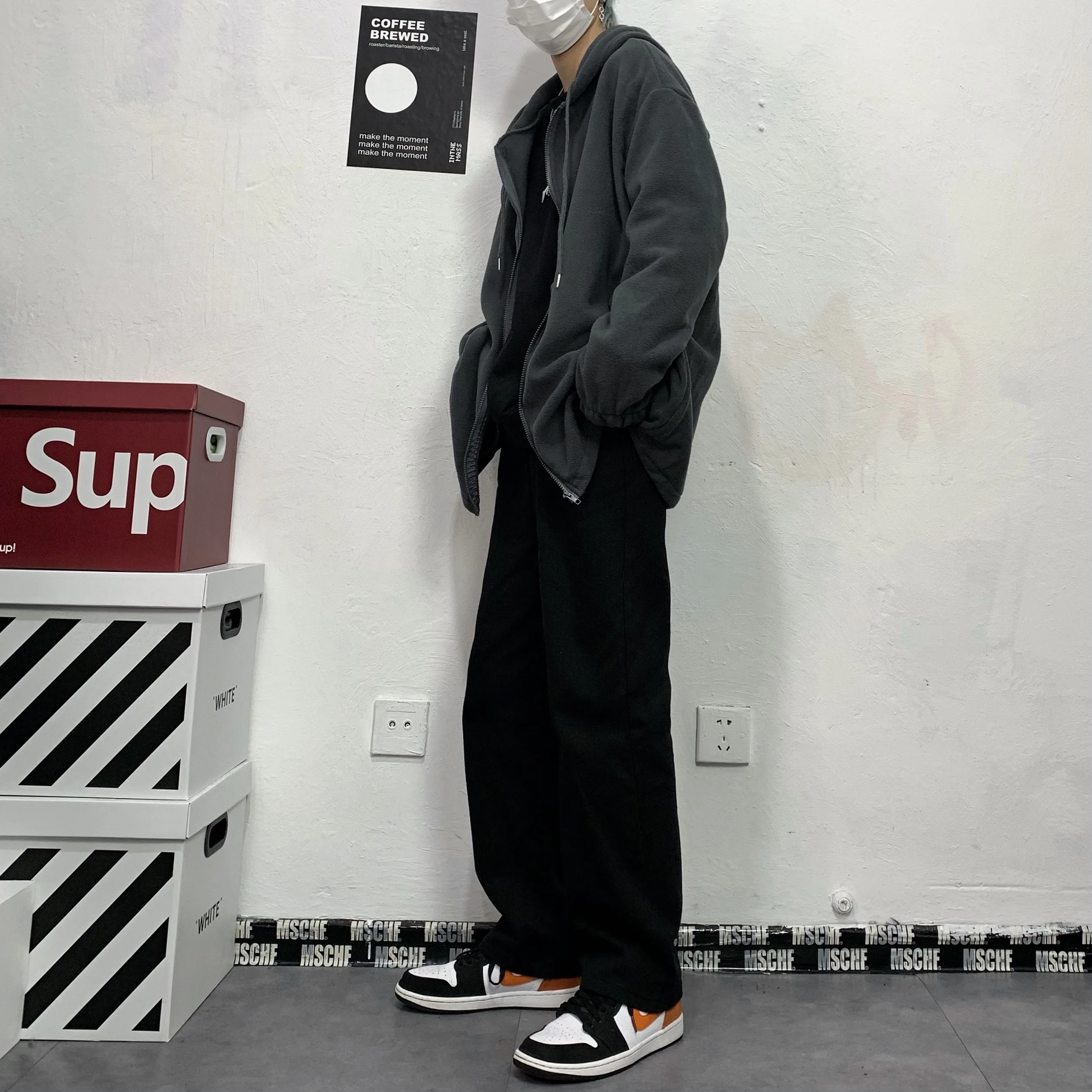 Men's Pants Loose Wide Leg Pants Y2k Women's Jeans Korean Fashion Streetwear Hip Hop Men's Pants Jeans Aesthetics Ins Hot Sale