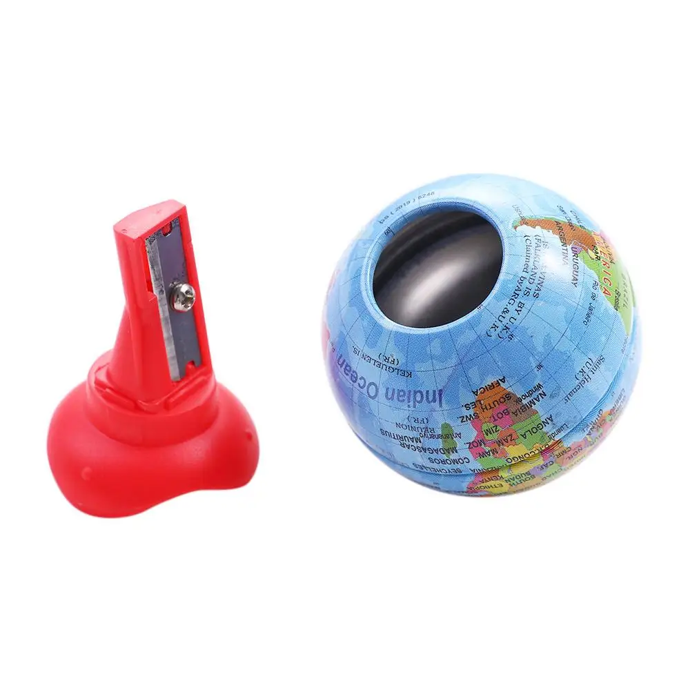 

New Funny Globe Pencil Sharpener Cute Child Pencil Cutting Tools Student Writing Drawing Stationery School Office Supplies