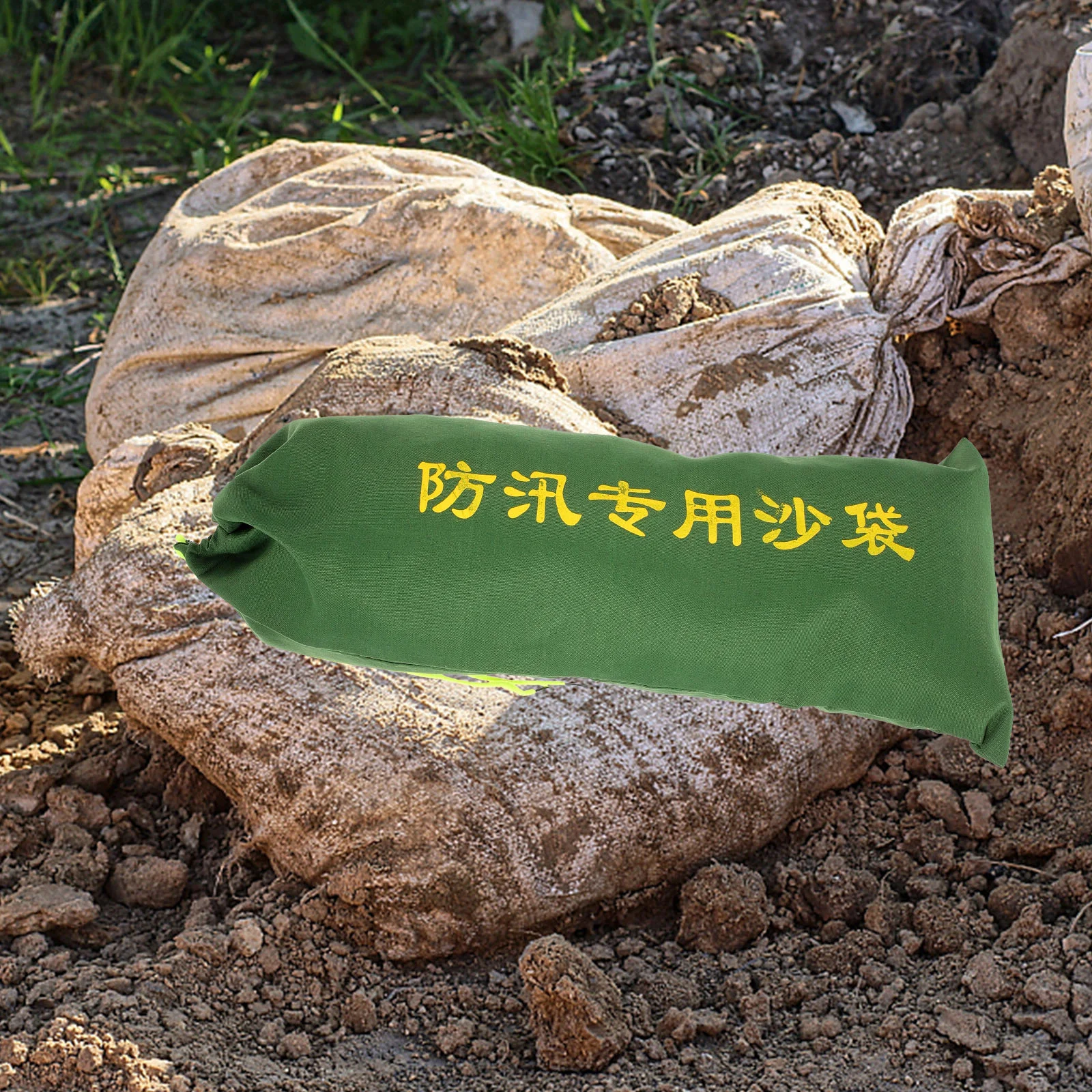 

2 Pcs Sandbags Flood Control Anti-flood Supplies Outdoor Heavy Duty Protection Reusable