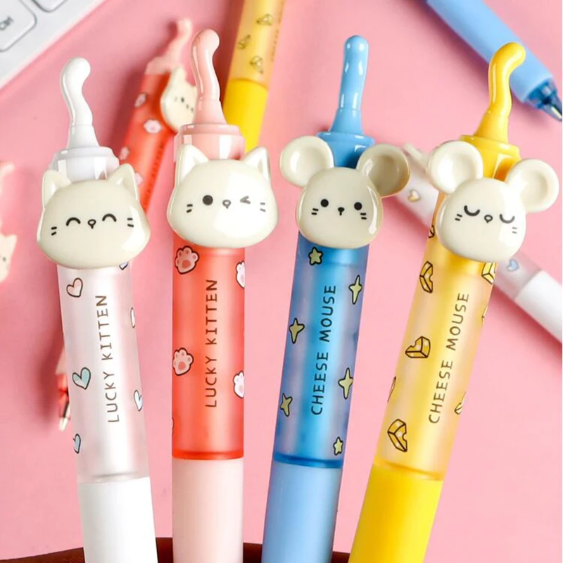 S Kawaii Automatic Pencils With Refills Korean Stationery School Office Supplies