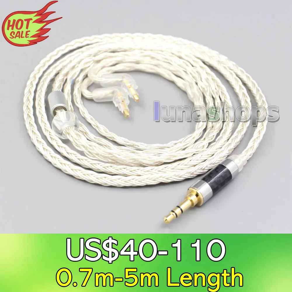 

LN007202 16 Core OCC Silver Plated Headphone Earphone Cable For Sony MDR-EX1000 MDR-EX600 MDR-EX800 MDR-7550