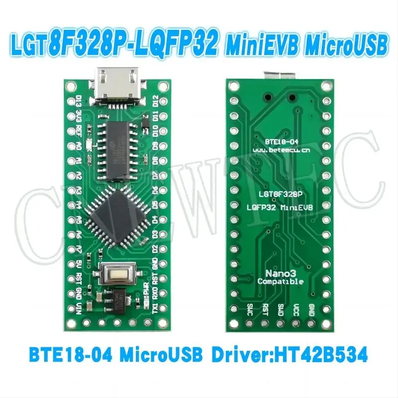 LGT8F328P-LQFP32 MiniEVB BTE18-04 HT42B534-2 SOP16 USB-драйвер MicroUSB 100 шт./лот