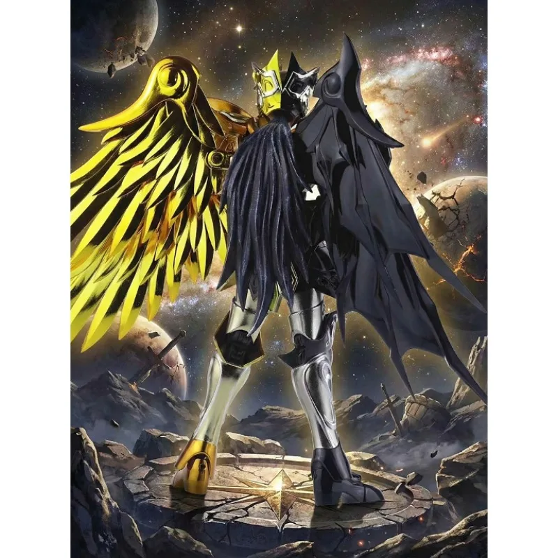 Фото В НАЛИЧИИ: Фигурка Saint Seiya GT Myth Cloth EX Soul of Gold God Cloth Gemini Saga Yin Yang Ver. Коллекционная игрушка, подарок. №4