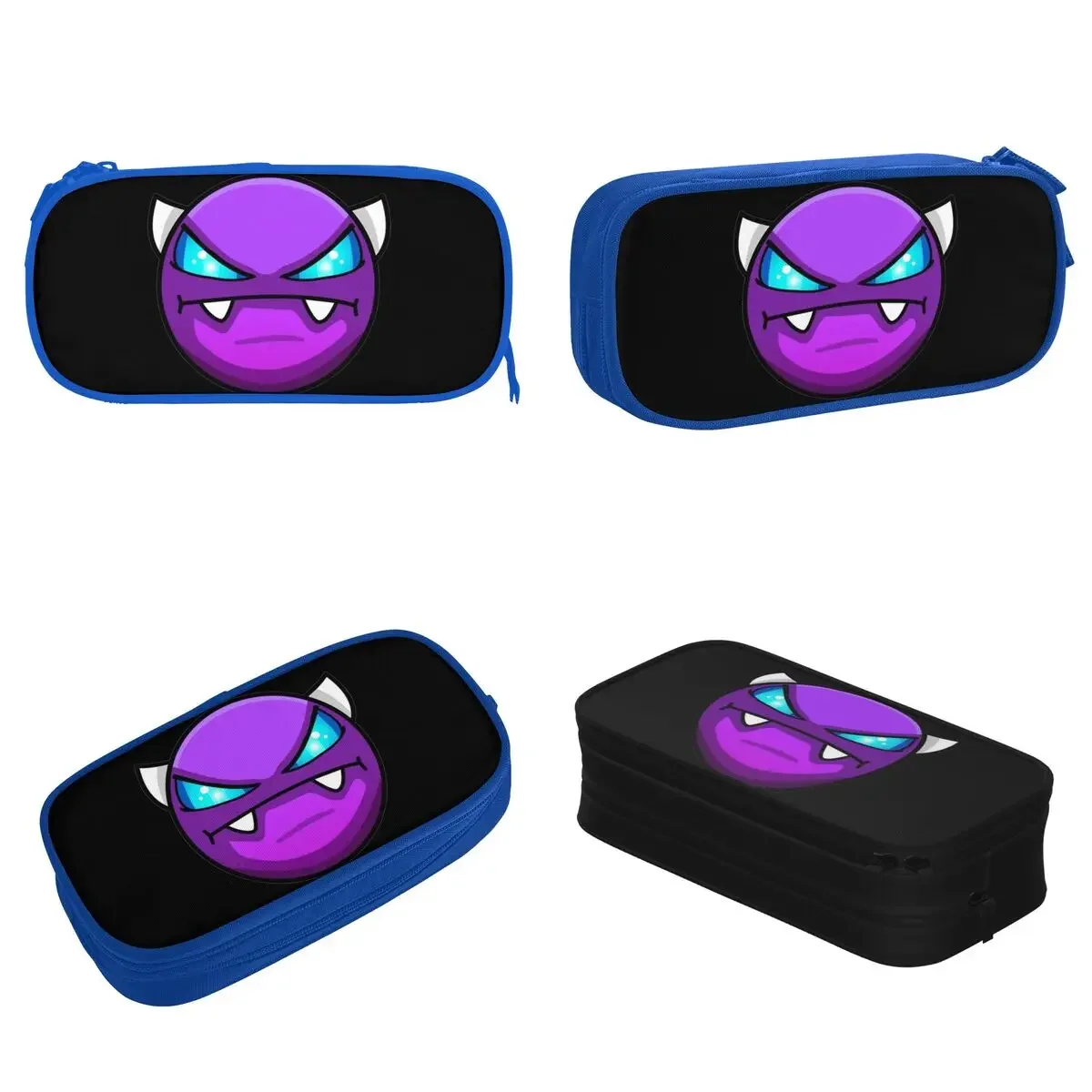 Пеналы с геометрическим рисунком игры милый простой пенал демоном сумки для