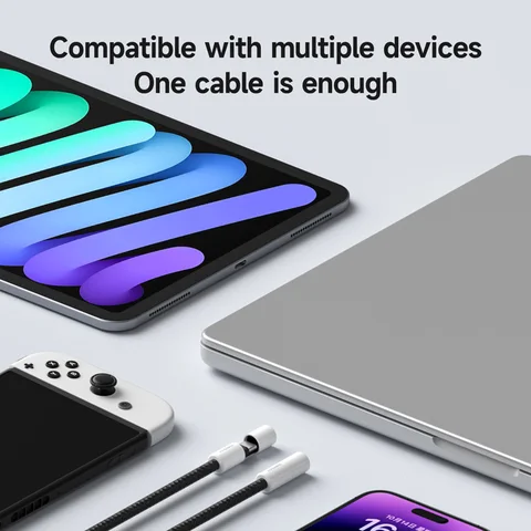 Кабель Hagibis USB C — USB C с защитной крышкой, кабель типа C емкостью 240 Вт PD 3,1, кабель для быстрой зарядки для iPhone 16 17 Macbook Pro iPad