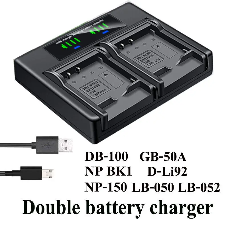 

Двойное зарядное устройство для GE GB-50A 10502 PowerFlex 3D DV1 G100 J1470 J1470S PJ1