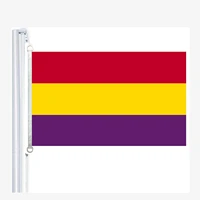 espagnol r%c3%a9publicain flag90150cm 100 polyester bannerdigital printing