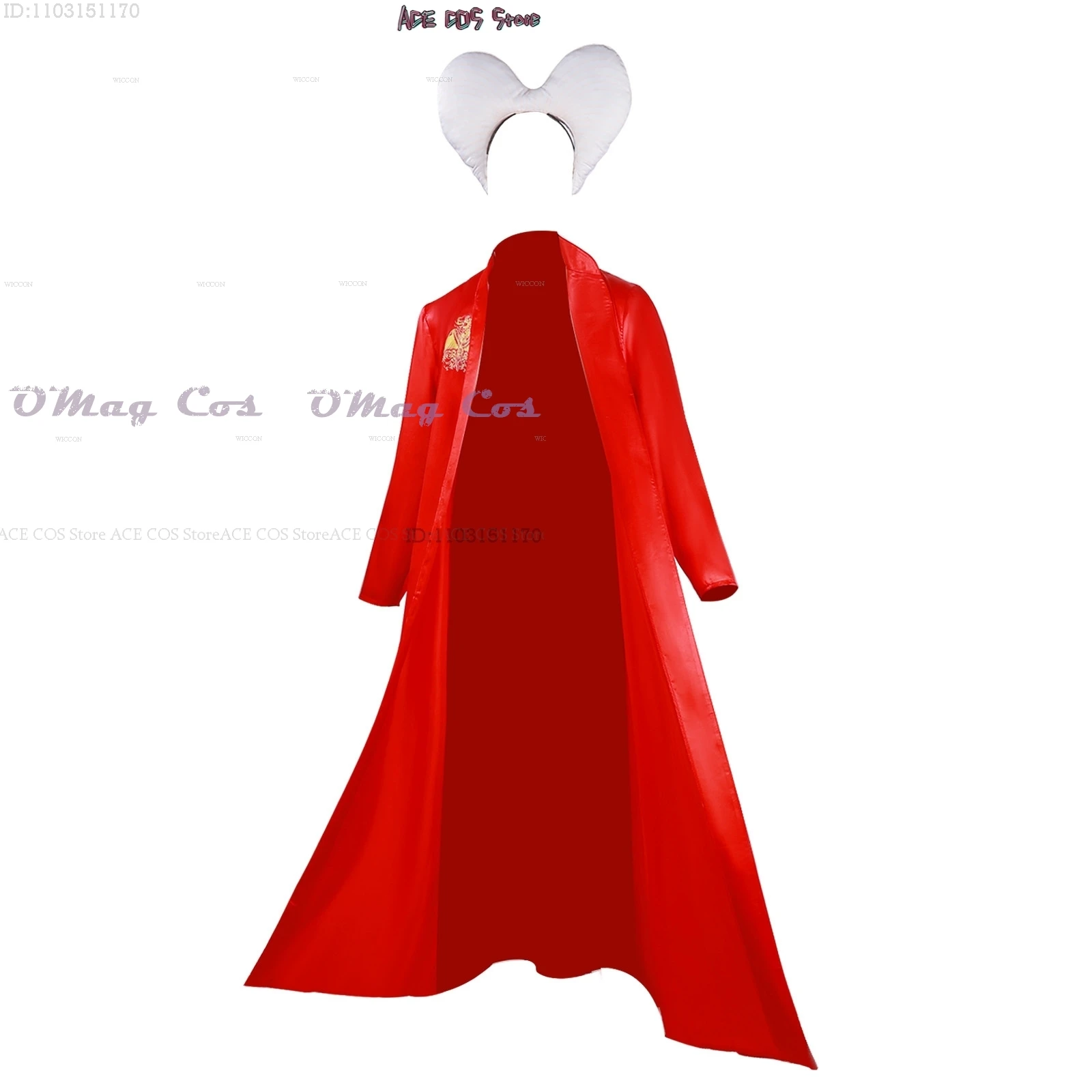 Костюм вампира Дракула Брэма Стокера красный костюм на Хэллоуин Рождественскую