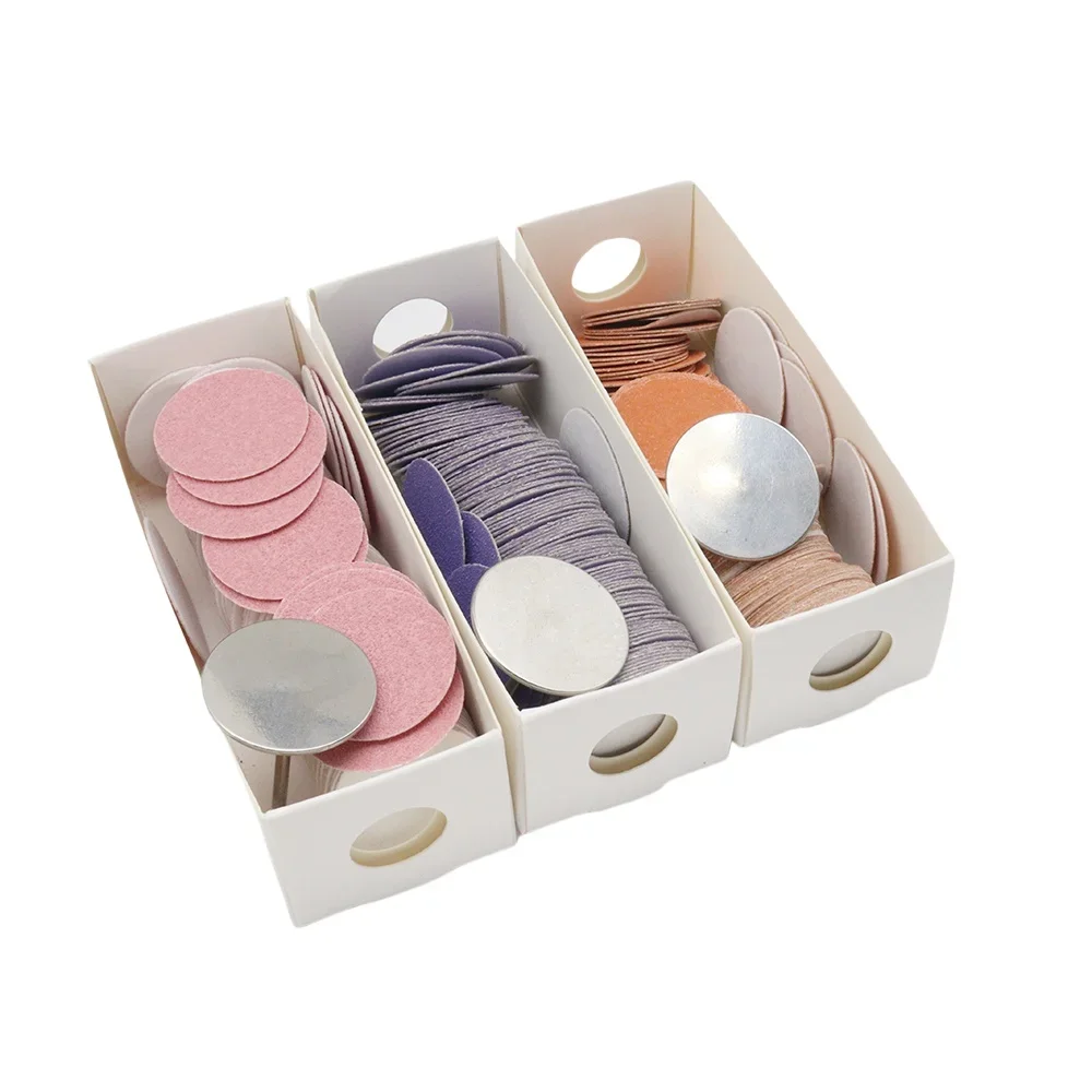 100 шт./кор. красочная шлифовальная бумага 25 мм с металлическим валом пилка для ног