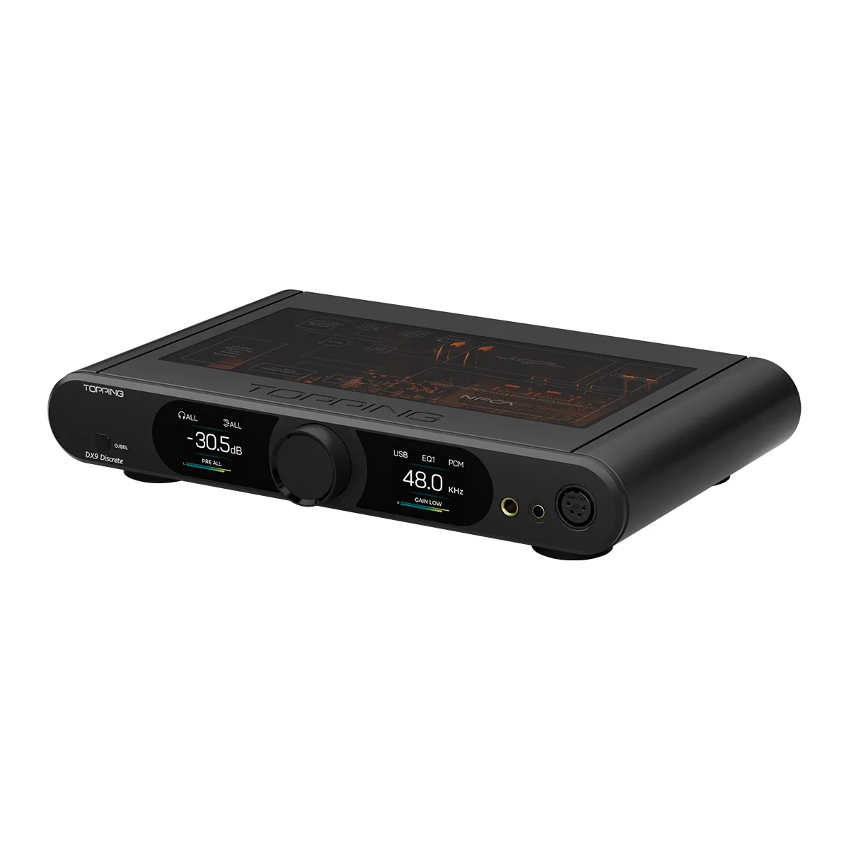 Фото ЦАП и усилитель для наушников TOPPING DX9D HIFI DX9 Discrete Anniversary с поддержкой Hi-Res Audio, LDAC и пультом ДУ, декодер HIFI №1
