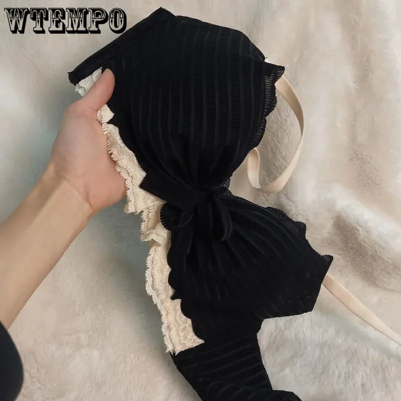 

Бюстгальтер женский кружевной с чашками пуш-ап, пикантное тонкое нижнее белье с чашками плотной формы, с регулируемой поддержкой груди, без ...