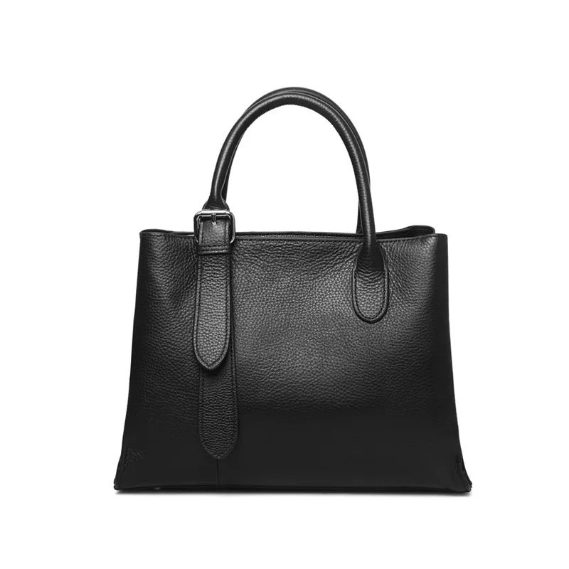 

Women's Leather Bag 2022 New Fashion Middle-aged Women's Bag Simple Work Handbag Leather Crossbody Handbag