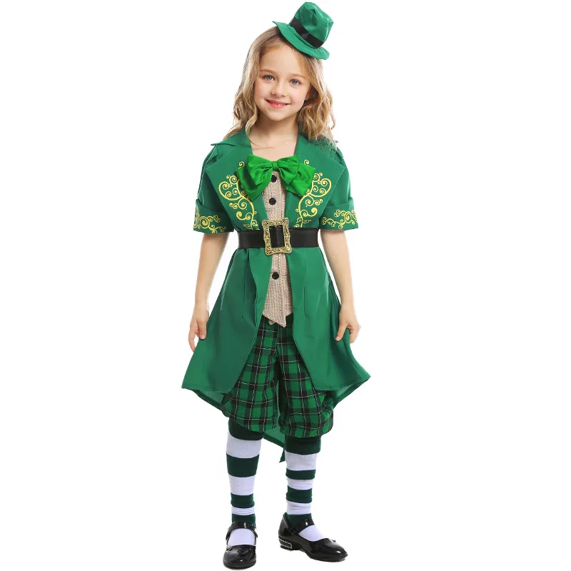 

Детский костюм для косплея ирландской Феи ко Дню Св. Патрика