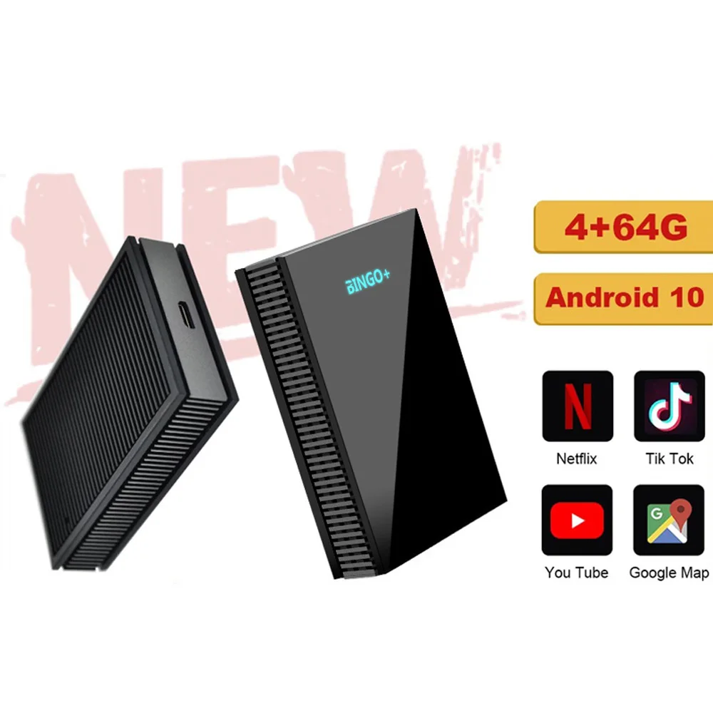 

Plug and Play Universal Wireless Car Play Interface Smart Android 10.0 Multimedia Video Apple CarPlay AI Box