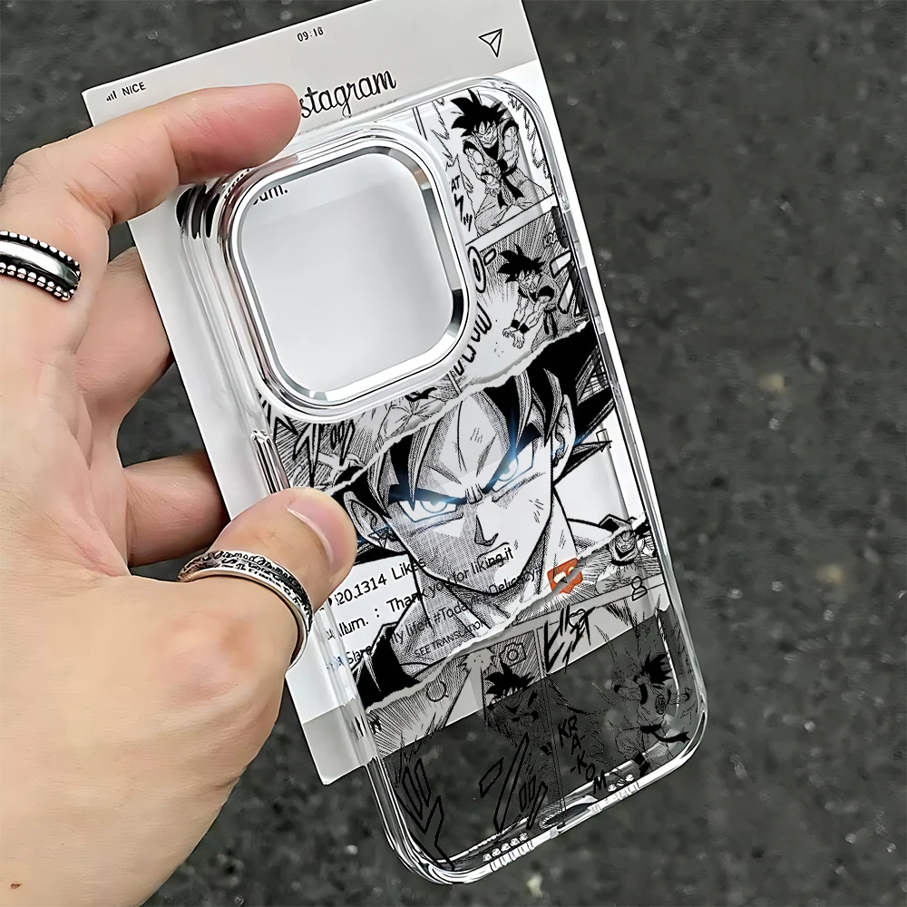 Чехол для телефона с изображением аниме-персонажа Сайяна Гоку из Dragon Ball для Huawei Honor Magic X9d X8c 200 90 X7a X8a X8b X6a Lite 5G, прозрачный чехол (art.: 3920d99186663) - 3920d99186663