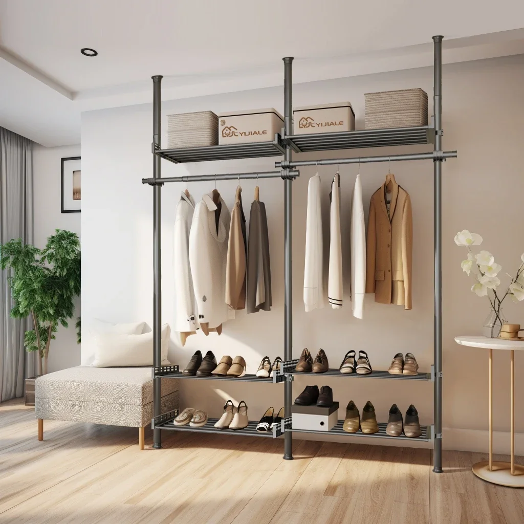 Поддержка образца Ом/Ом Стеллаж для хранения одежды Полка обуви Портативная