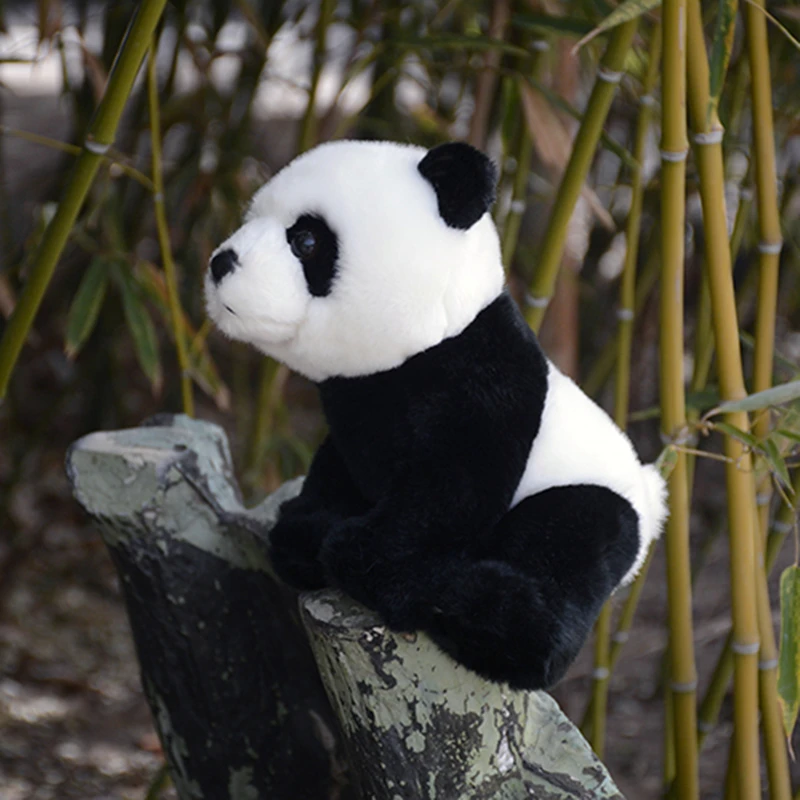

Panda High Fidelity Anime Cute Plushie Panda Plush Toys Lifelike Animals Simulation Stuffed Doll Kawai Toy Gifts For Kids