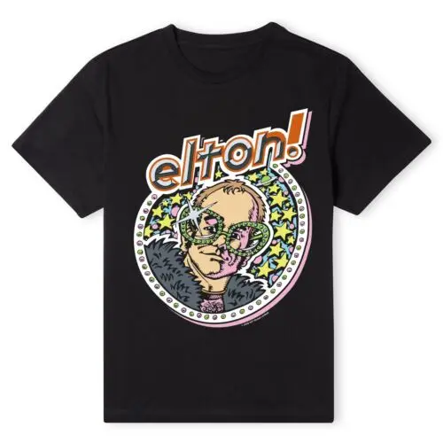 Официальная футболка унисекс Elton John Star