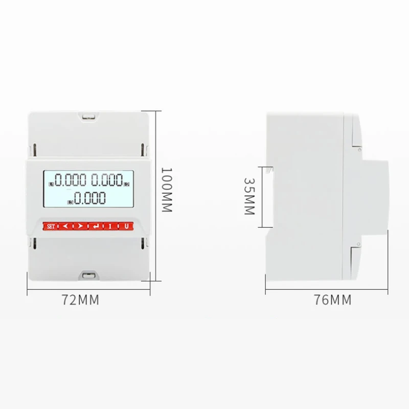 AC0-440V 5A CJ-3DDY din 3-фазный измеритель мощности с функцией связи RS485