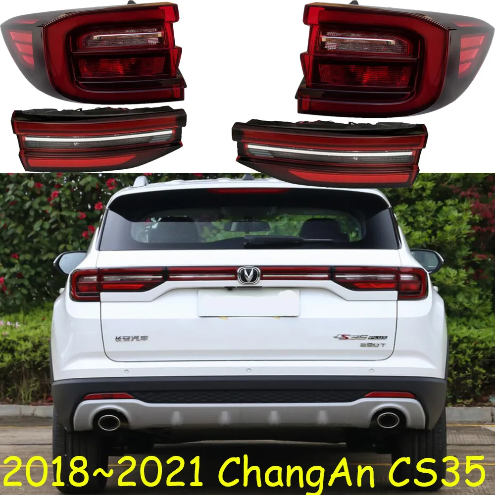 

1 шт. автомобильный бампер Changan задсветильник ChangAn CS35 Plus светильник 2018 ~ 2021y автомобильные аксессуары Задний фонарь Changan CS35 задсветильник фонарь противотуманный