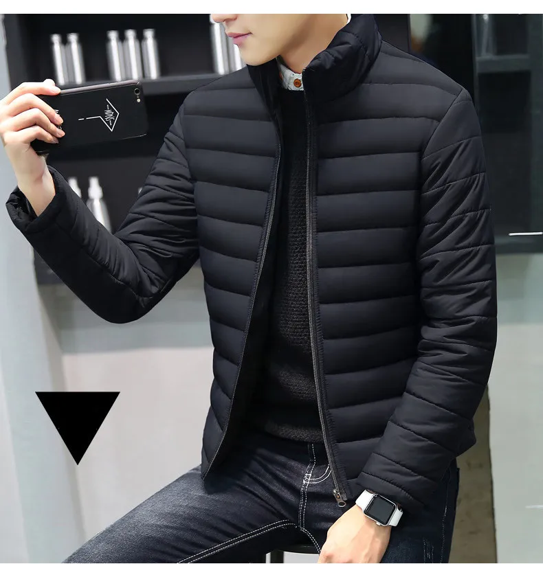 MRMT 2020 Brand Autumn Winter New Men's Jackets Collar Thickened Overcoat for Male Down Cotton Clothes Jacket Clothing Garment
