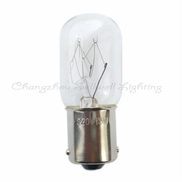 Free Shipping Ba15s T20x48 220v 15w Great!miniature Bulb Light A321