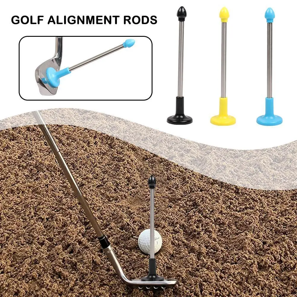 

Golf Cutter Direction Indicator Magnetic Golf Club Alignment Stick Correct Golf Swing Aim Lie Angle Tool