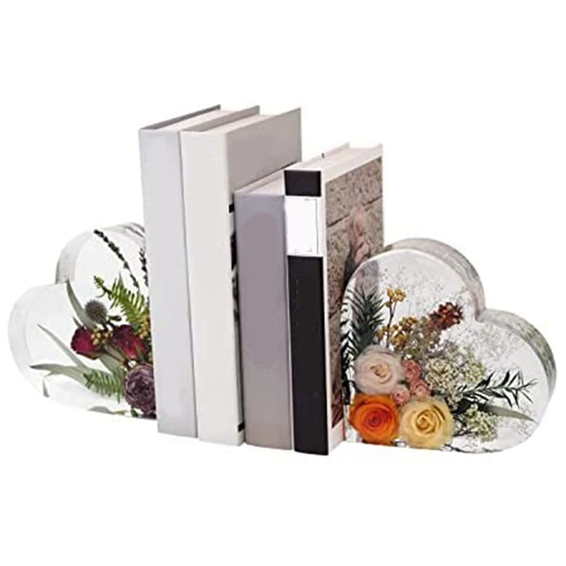 

Новые формы для книг из смолы, силиконовая форма для книги, украшение для дома (в форме сердца)