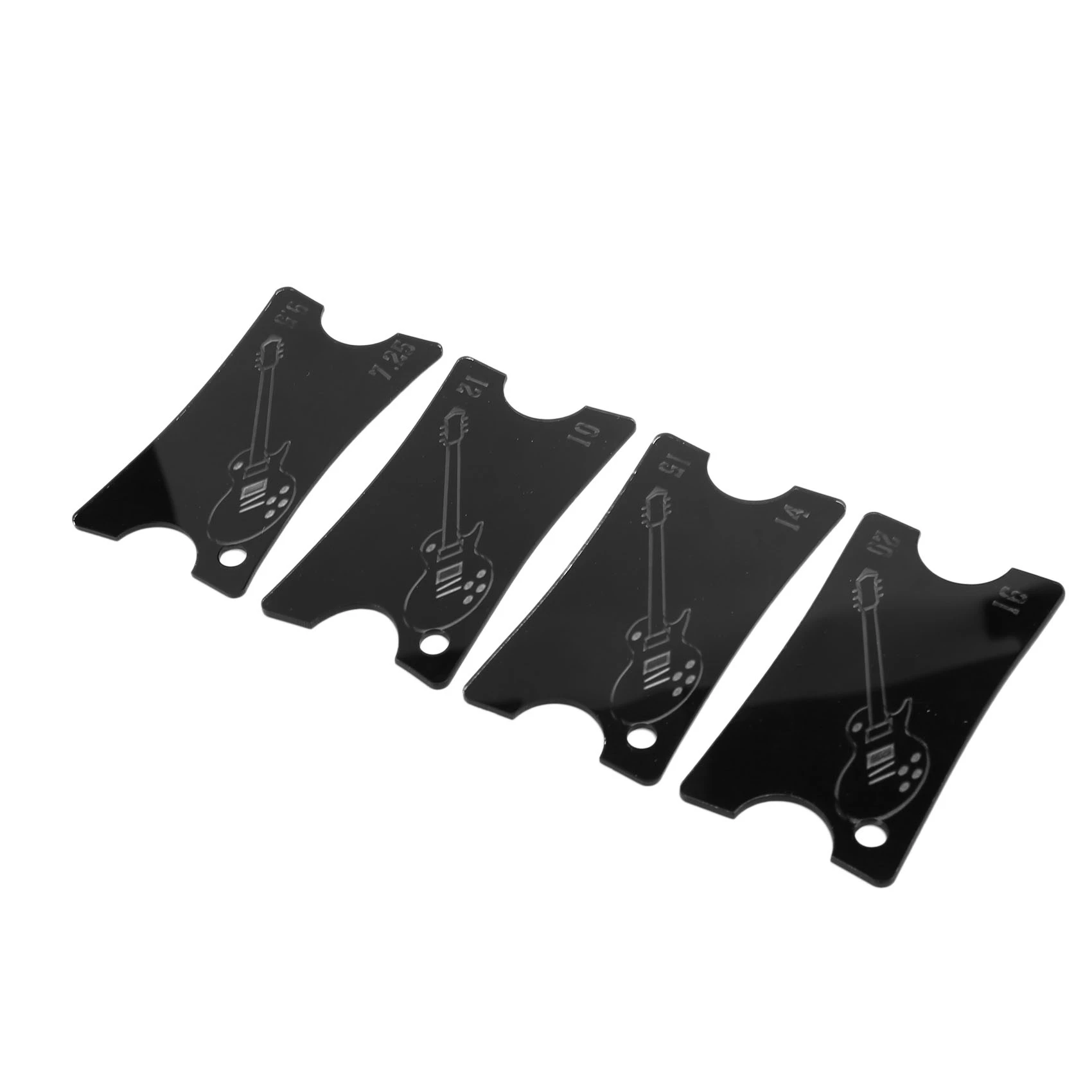 

4 упаковки акриловых гитар, отрезные радиальные датчики, линейка для грифа, грифельная доска, измерительный инструмент для бас, акустическо...