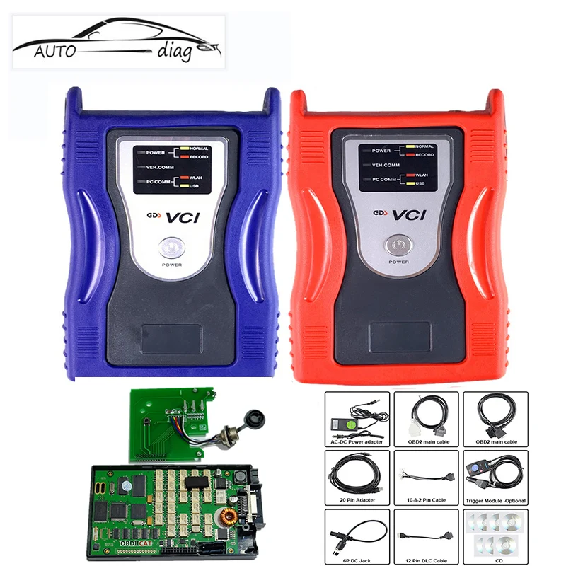 

GDS VCI Diagnostic Scan Tool For KI-A Hyu-ndai OBD2 Car Scanner With Trigger Module Connector Flight Record Function