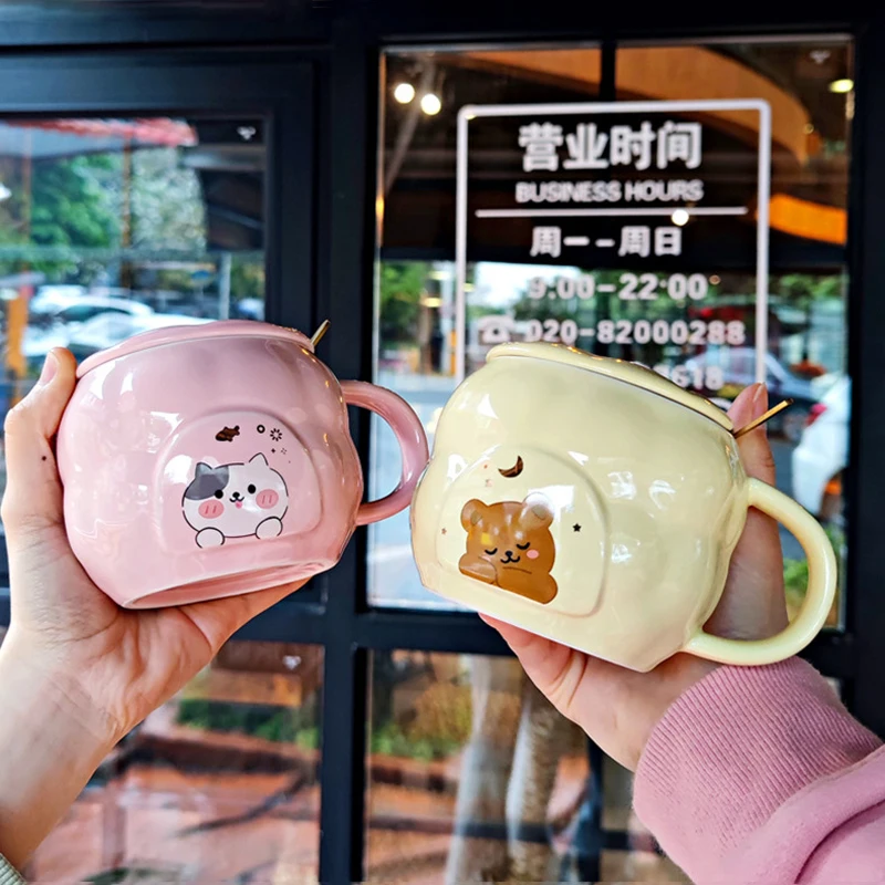 Модная чашка для девочек в Instagram японская Бытовая женская супер милая воды