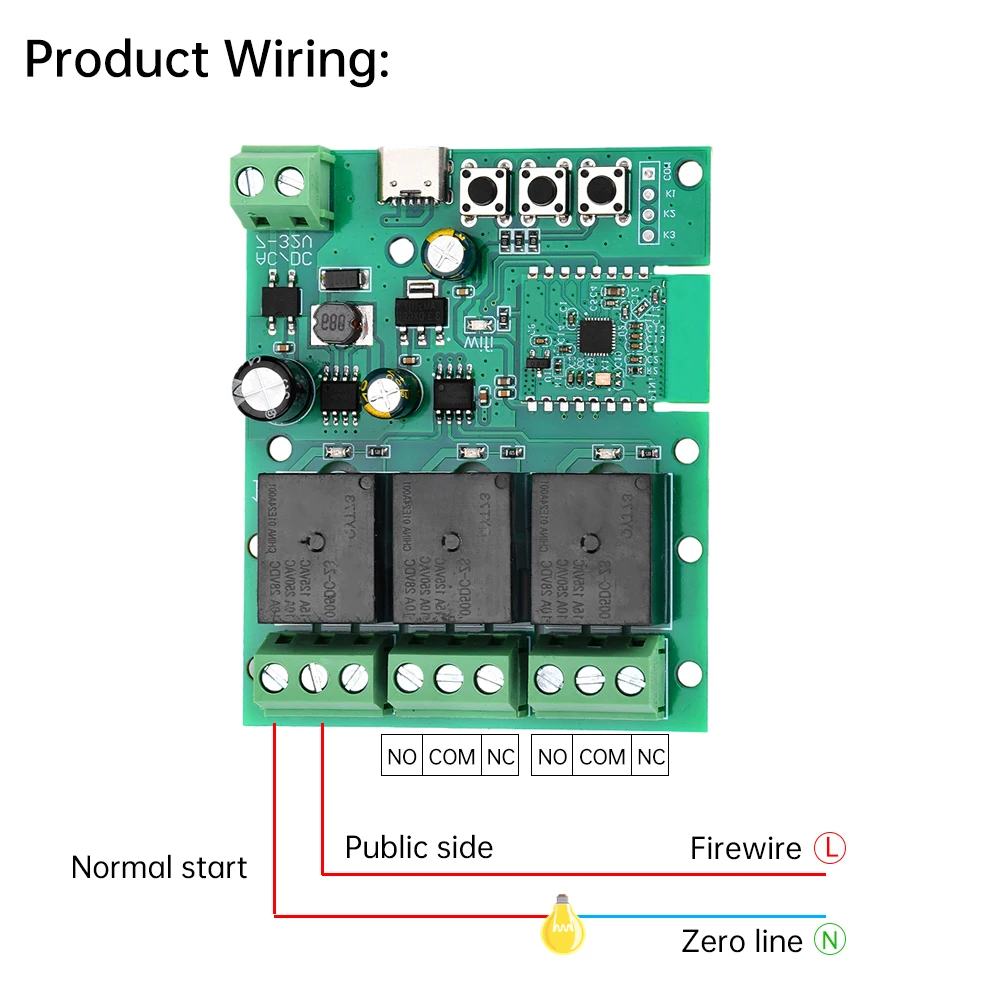 Релейный коммутационный модуль eWeLink 7-32 в 4-канальный/2-канальный Wi-Fi с поддержкой