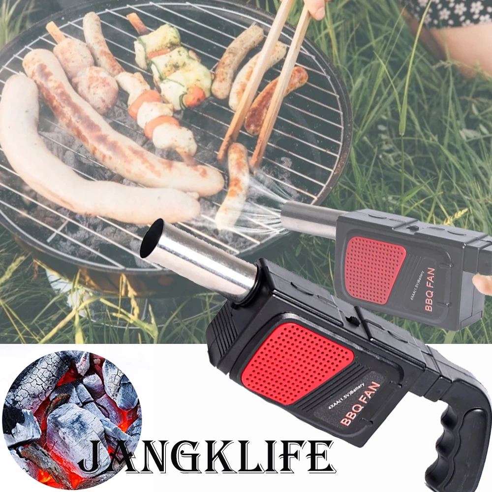 Портативный ручной электрический вентилятор для кемпинга барбекю и