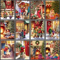 chenistory acrylic painting by numbers children figure coloringt by numbers kit diy christmas gifts wall art pictures home deco