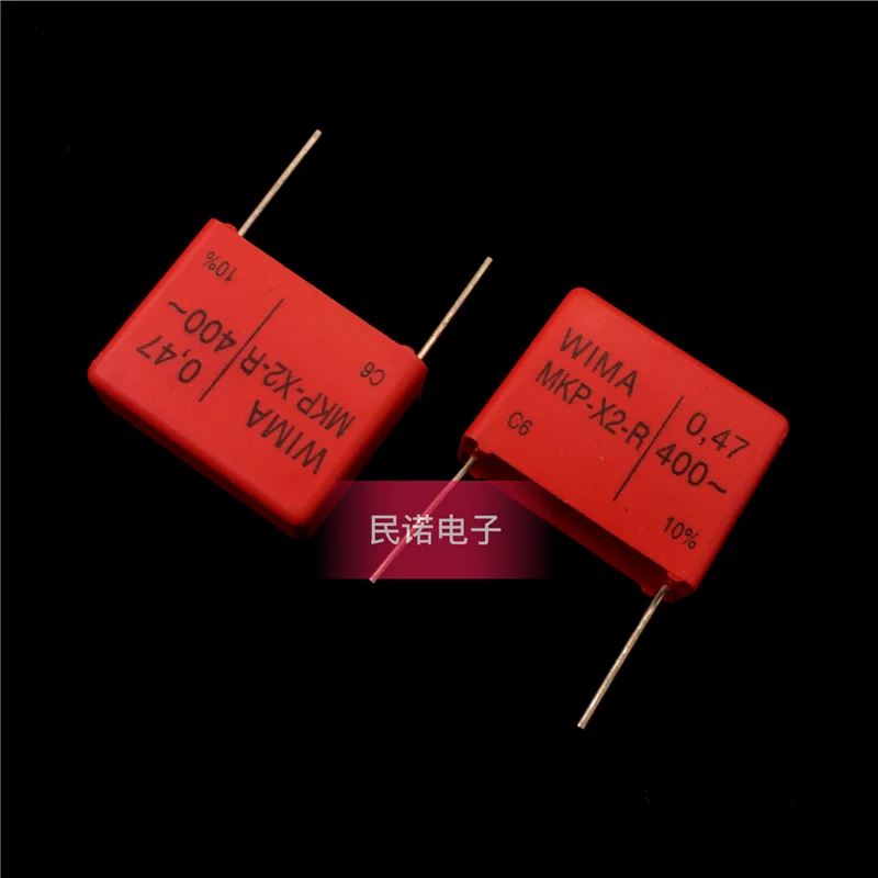 

10pcs/lot DIP capacitance MKP-X2-R 400V 0.47UF 474 470NF leg width 22.5mm New and origianl