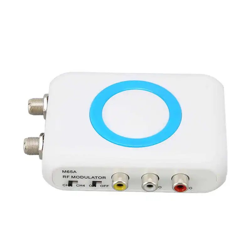 

Wireless Transmitter M65A-NTSC RF Modulator Support AV Output Professional HD VHF Demodulator Converter for CATV System