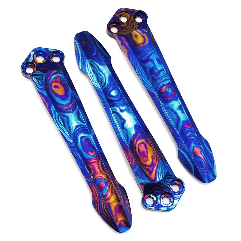 Фото Клипса Timascus Deep Carry для ножей Benchmade Griptilian 551, Bugout 940 и Emerson CQC с 3 титановыми винтами №1