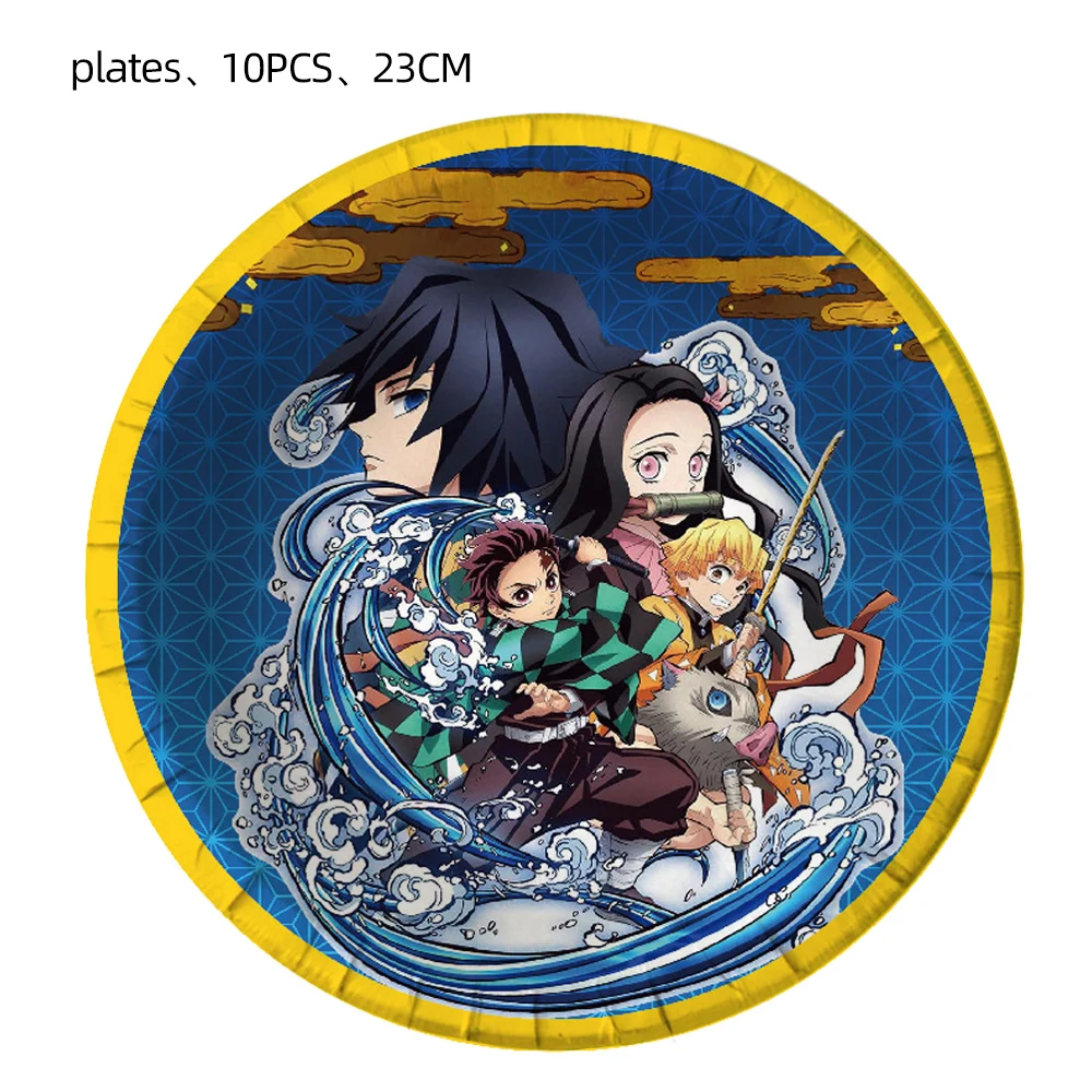 Горячая Распродажа модель Kimetsu No Yaiba украшение для детской вечеринки рассекающий