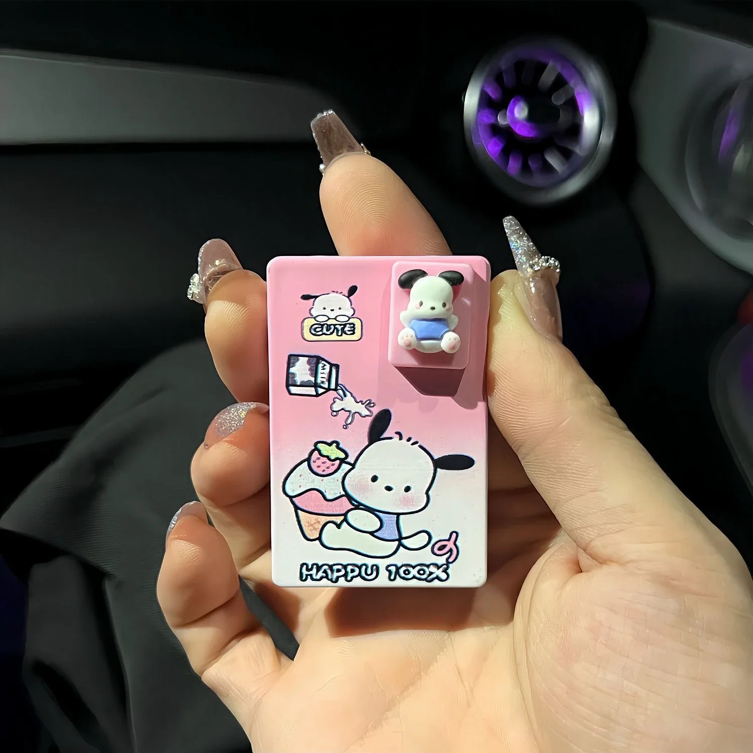 Металлический реактивный фонарь ветрозащитная зажигалка Hello Kitty Kawaii MyMelody Kuromi Cinnamo