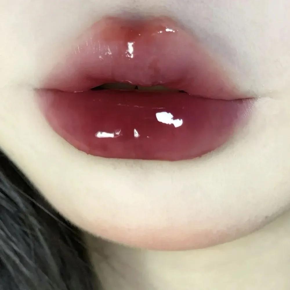 

6 Colors Jelly Gloss Lip Mud Bear Seal Lip Glaze Waterproof Long-lasting Lipstick Moisturizing Korean Sexy Comestics
