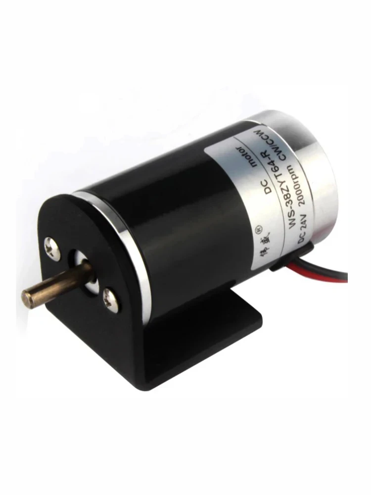 12 В 24 в 38 мм микро скоростной двигатель постоянного тока маленький генератор Can CW