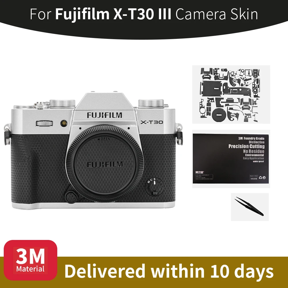Фото Для кожи Fujifilm x-t30iii, наклейка для камеры Fujiilm X-T30 III, устойчивая к царапинам защитная пленка, полная защита №1