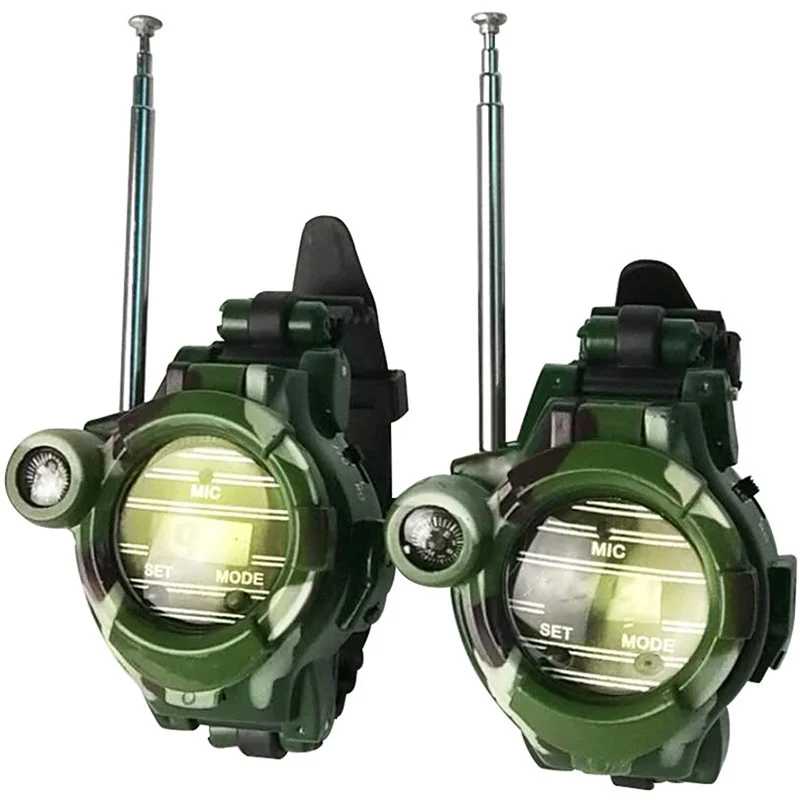 7 in 1 multi functional outdoor portable walkie talkie watch compass childrens wireless interactive intercom toys travel safety free global shipping