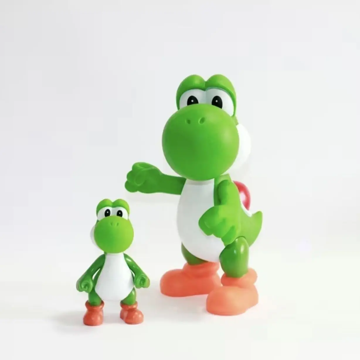 Фото 2024, новая аниме-фигурка, серия Super Mary, игрушки, Mario Bros Yoshi, игровой орнамент, аниме-модель, кукла, коллекционный детский рождественский подарок №1