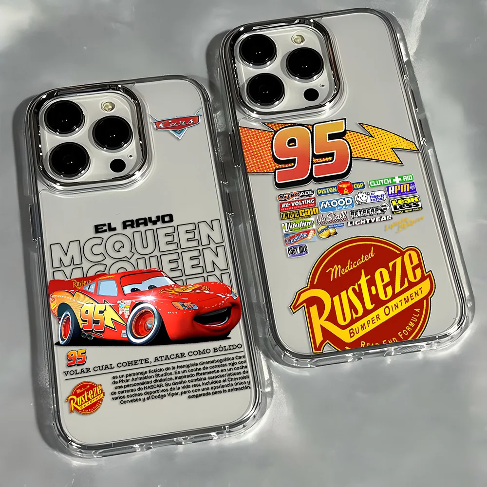 Фото Чехол для телефона Cars L-Lightning M-McQueen для Xiaomi Redmi Note A5 A3 15 14 13 14c 13c 12 11 10 9 Pro Plus 4G 5G, прозрачный чехол №1