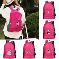 lightweight packable backpack foldable ultralight outdoor camping folding backpacks travel daypack bag color print for men women