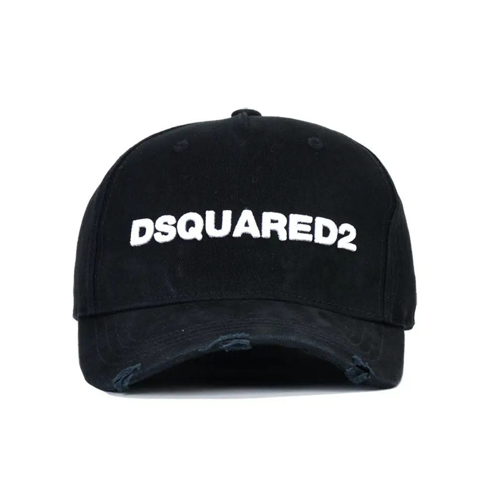 

DSQ2 Brand Hat Baseball Cap High Quality Cotton Unisex Adjustable Baseball Cap ICON Letter Cap Black White Men's Dad Hat