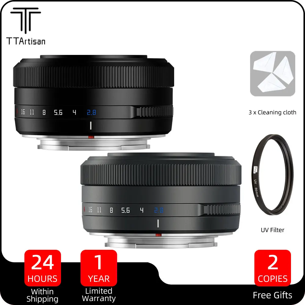 

TTArtisan 27mm f2.8 X Auto Focus Camera Lens for Fujifilm XF Mount Fuji X X-PRO3 XT30 XE4 X-A7 APS-C Wide-angle Lente
